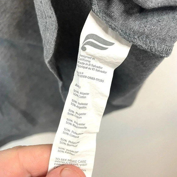 Fabletics Janis Muscle Tank Mindset Is Everything in Grey Size S - Picture 7 of 11